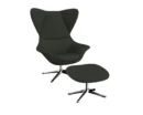 Flexlux stilo Designsessel mit silbernen Beinen